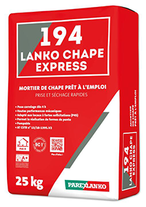 Mortier 194 LANKO CHAPE EXPRESS P4SR - 25kg
